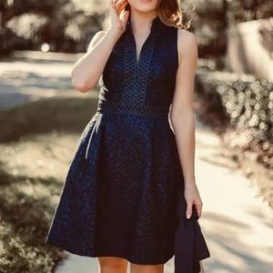 Lilly Pulitzer Franci dress Navy Lagoon Jacquard (6)